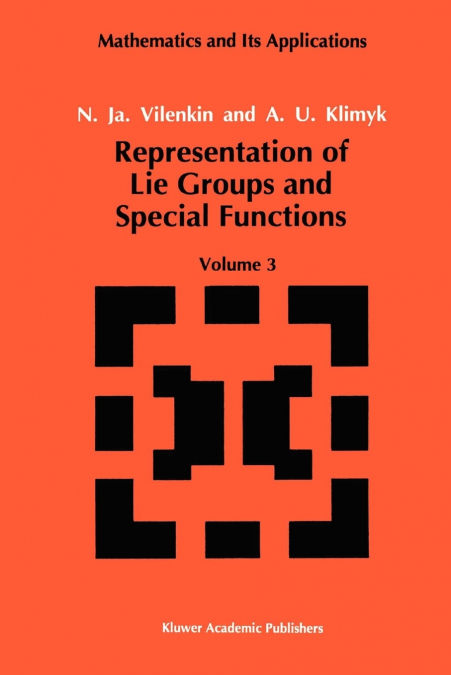 Representation of Lie Groups and Special Functions