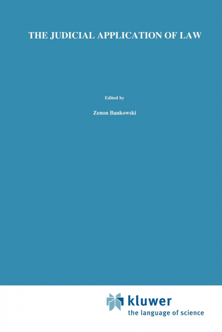 The Judicial Application of Law