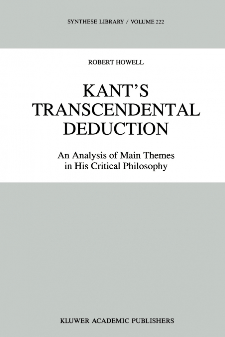 Kant’s Transcendental Deduction