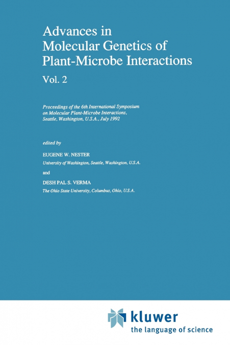 Advances in Molecular Genetics of Plant-Microbe Interactions, Vol. 2