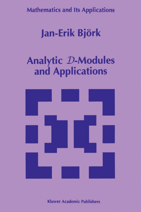 Analytic D-Modules and Applications