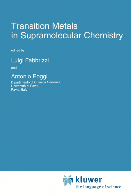 Transition Metals in Supramolecular Chemistry