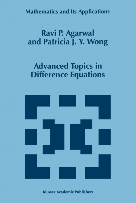 Advanced Topics in Difference Equations