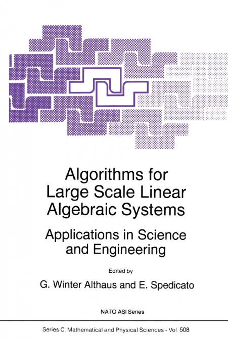 Algorithms for Large Scale Linear Algebraic Systems