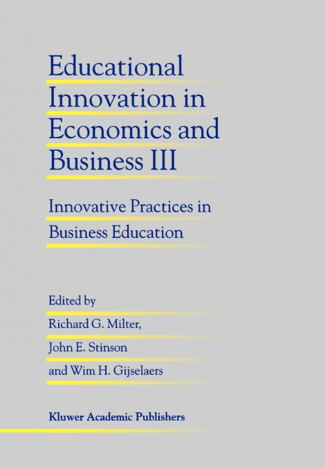 Educational Innovation in Economics and Business III