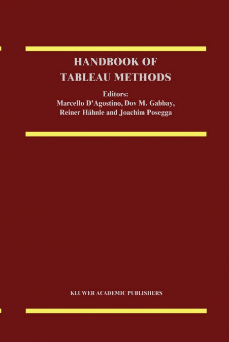 Handbook of Tableau Methods