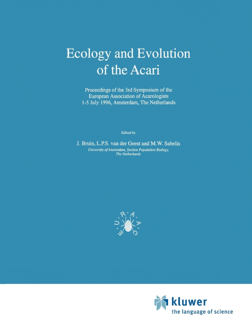 Ecology and Evolution of the Acari