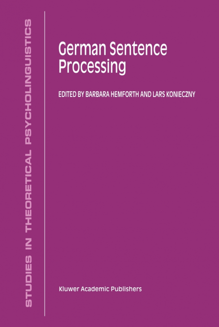 German Sentence Processing