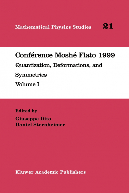 Conférence Moshé Flato 1999