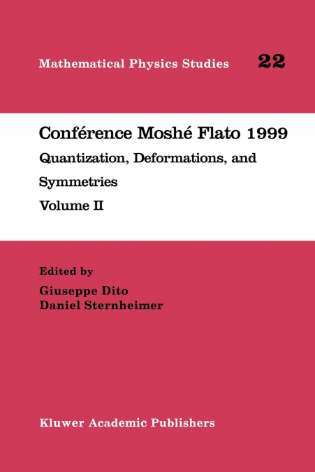 Conférence Moshé Flato 1999