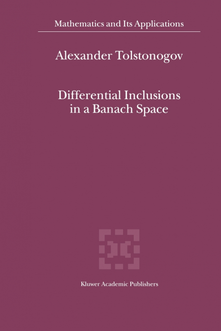 Differential Inclusions in a Banach Space