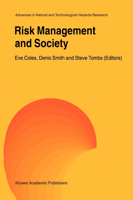 Risk Management and Society