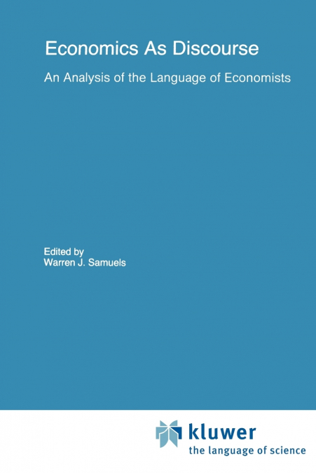 Economics As Discourse