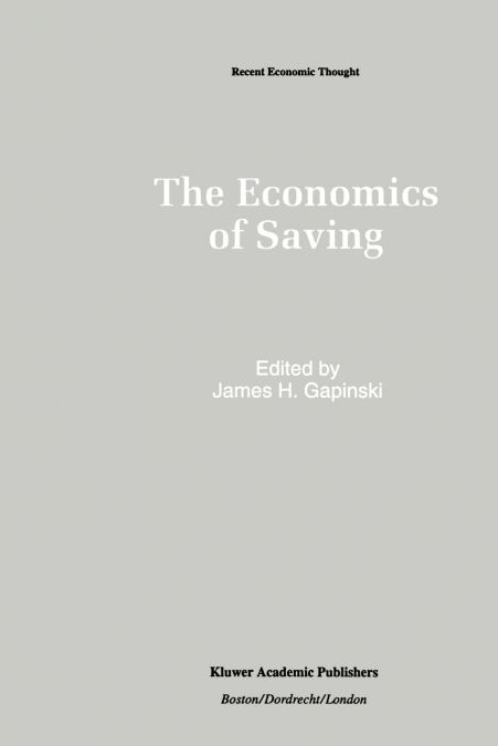 The Economics of Saving