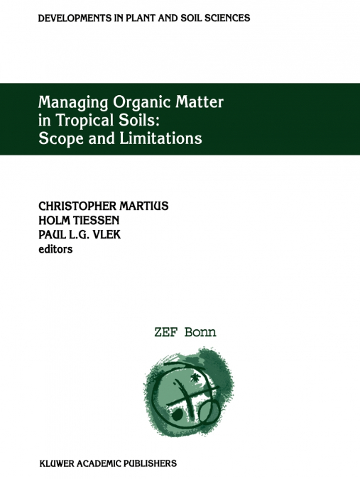 Managing Organic Matter in Tropical Soils