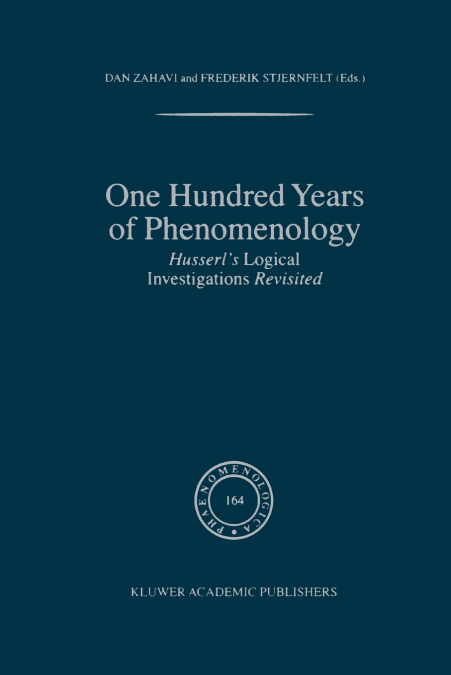 One Hundred Years of Phenomenology