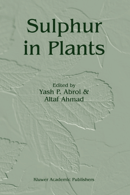 Sulphur in Plants
