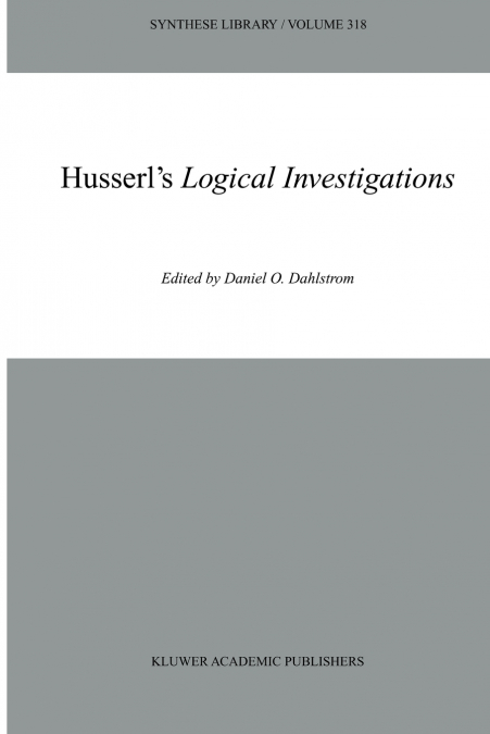 Husserl’s Logical Investigations