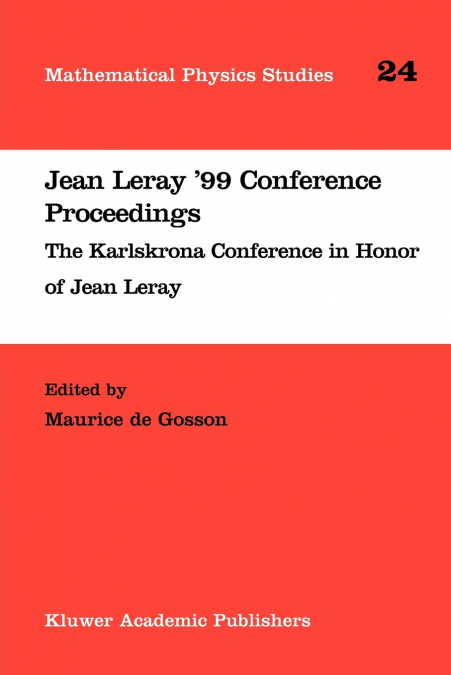 Jean Leray ’99 Conference Proceedings