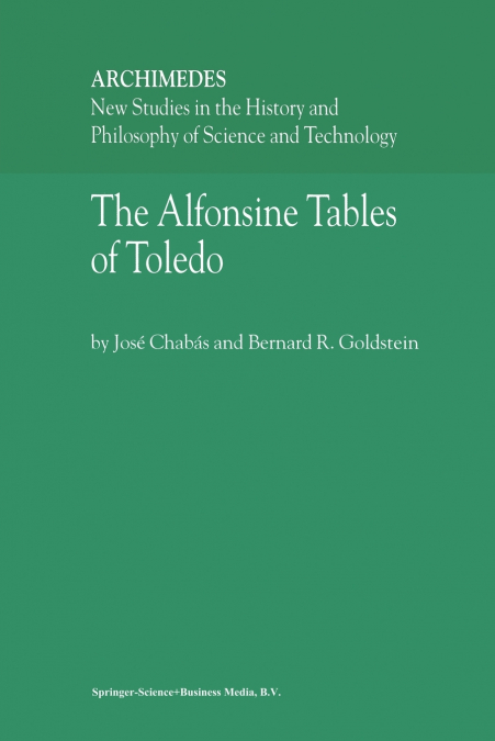 The Alfonsine Tables of Toledo