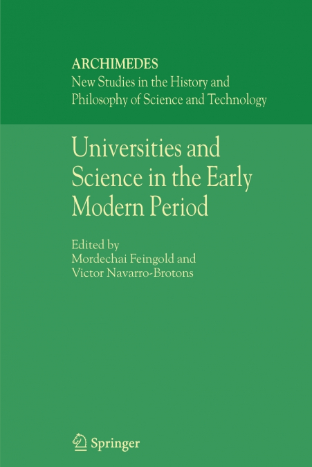 Universities and Science in the Early Modern Period