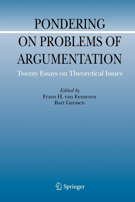 Pondering on Problems of Argumentation