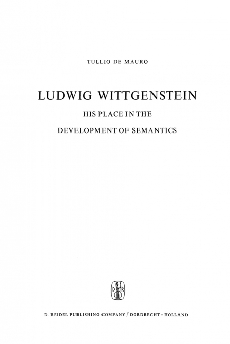 Ludwig Wittgenstein
