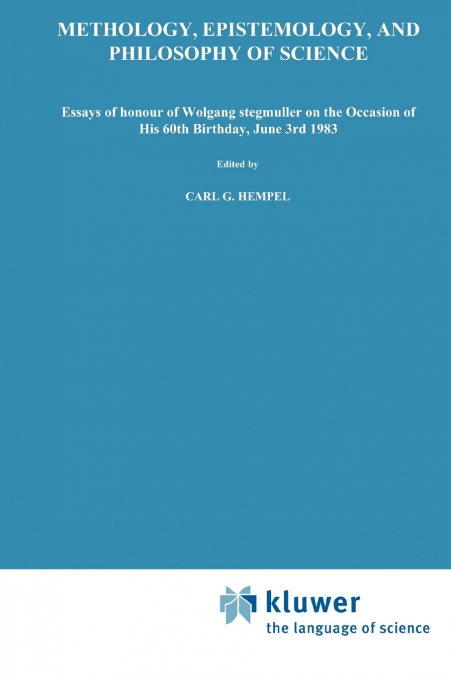 Methodology, Epistemology, and Philosophy of Science
