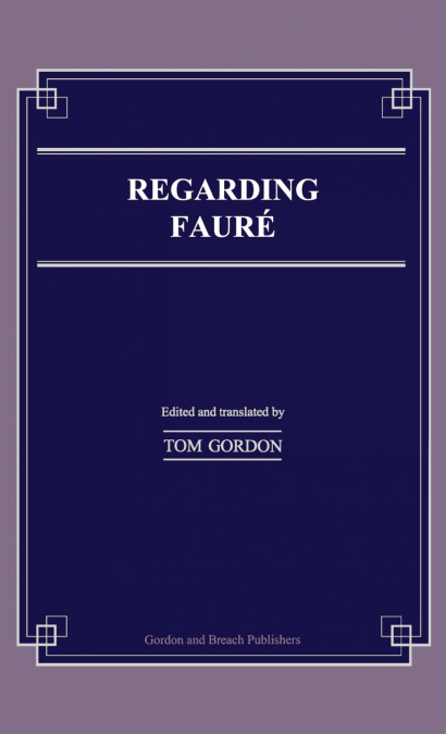 Regarding Faure