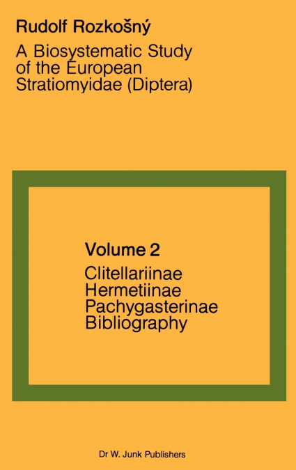A Biosystematic Study of the European Stratiomyidae (Diptera)