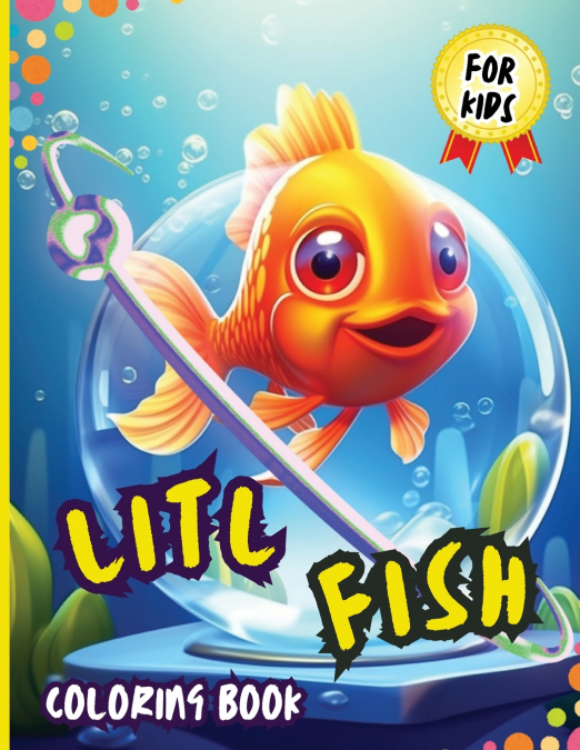 Litl Fish Coloring Book For Kids
