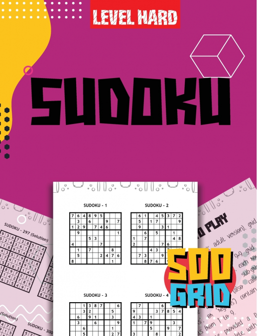 SUDOKU Book for Adults