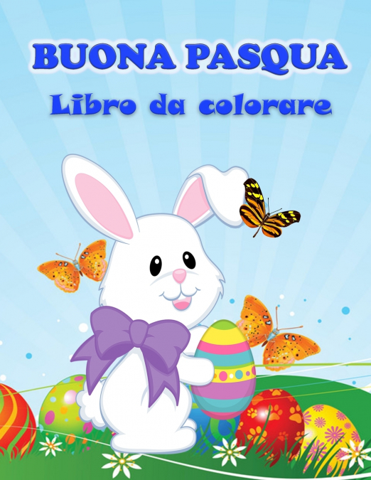 Libro da colorare Pasqua felice