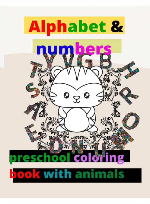 alphabet with colouring animals