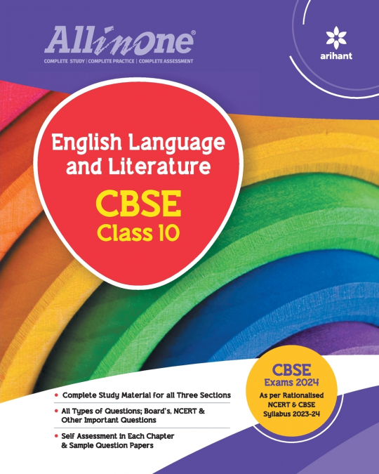 All In One Class 10th English Language and Literature for CBSE Exam 2024