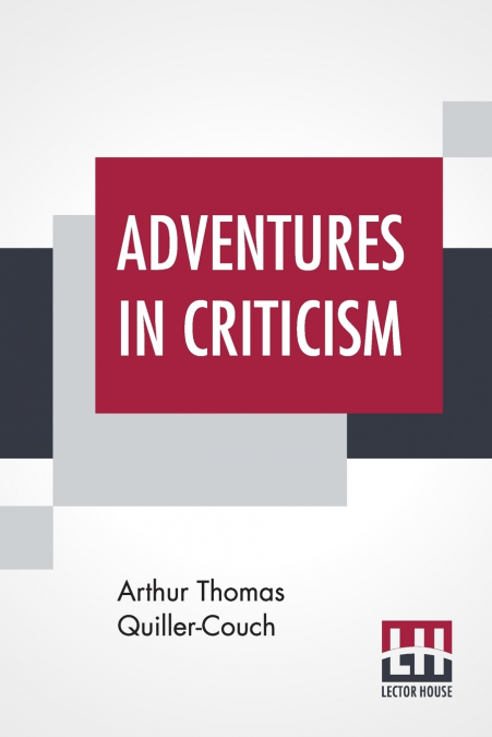 Adventures In Criticism