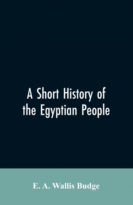 A short history of the Egyptian people