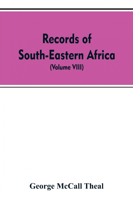 Records of South-Eastern Africa