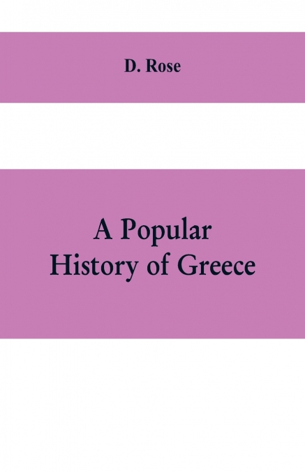 A popular history of Greece
