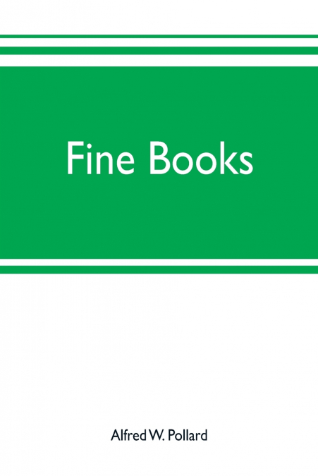 Fine books