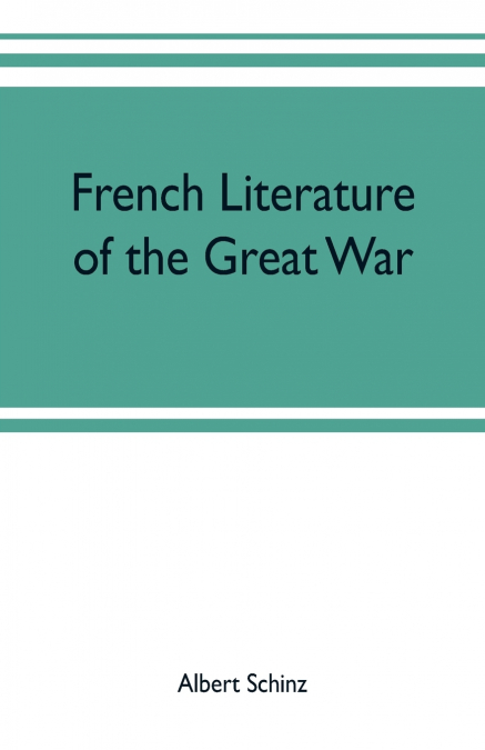 French literature of the great war