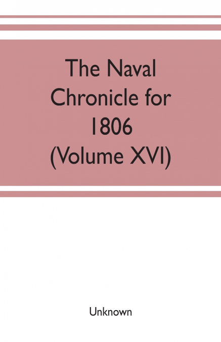The Naval chronicle for 1806