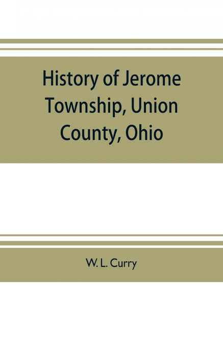 History of Jerome Township, Union County, Ohio