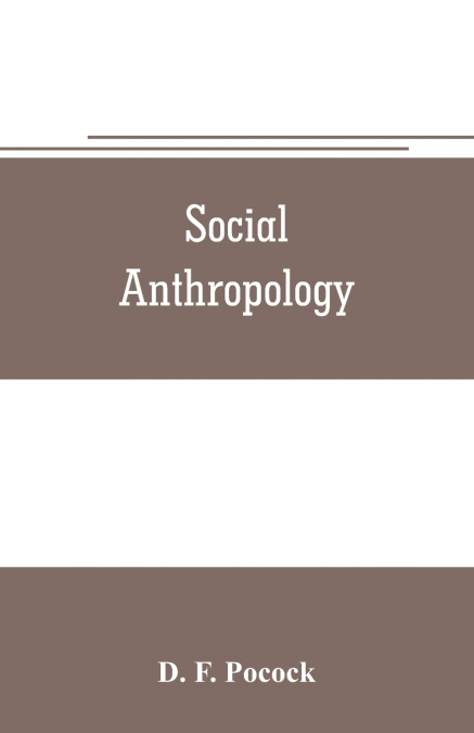 Social anthropology