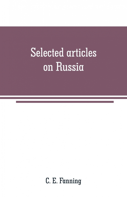 Selected articles on Russia