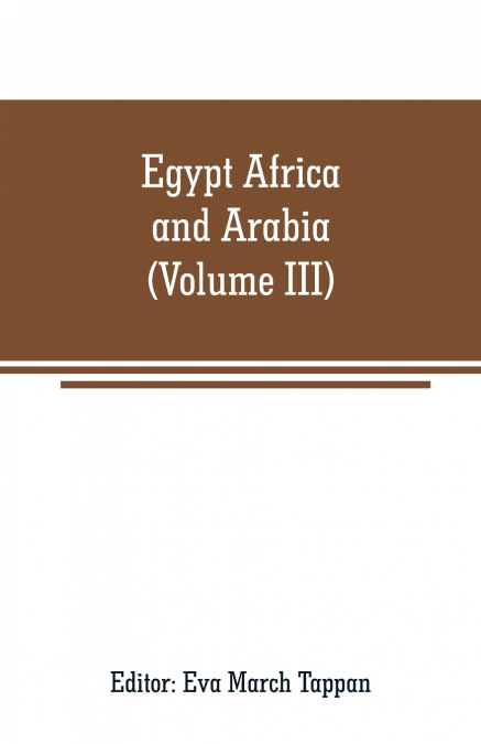 Egypt Africa and Arabia