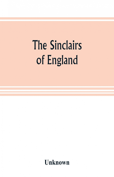 The Sinclairs of England