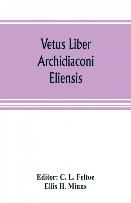 Vetus liber archidiaconi eliensis