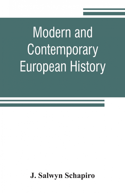 Modern and contemporary European history