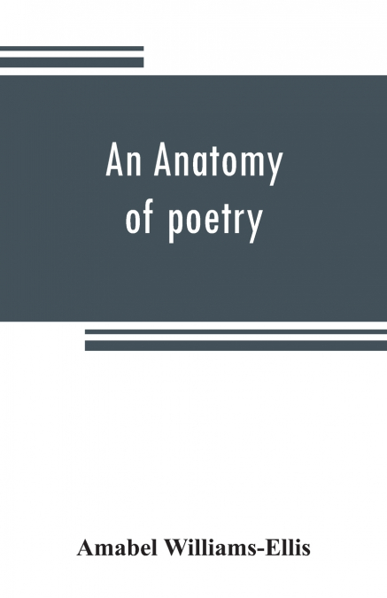 An anatomy of poetry